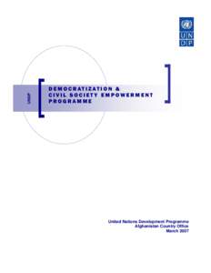 Microsoft Word - UNDP Democracy_Factsheet March 2007.doc