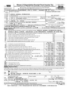 Form  990 Return of Organization Exempt From Income Tax