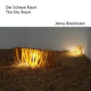 Der Scheue Raum The Shy Room Jenny Brockmann Projektbeschreibung der Installation „Der scheue Raum“ Jenny Brockmann, Berlin