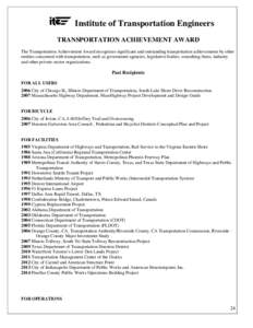 Transportation planning / Department of Transportation / Metropolitan Transportation Commission / Louisiana Department of Transportation and Development / Colorado T-REX Project / Bicycle transportation planning in Los Angeles / Transportation in the United States / Transportation in California / Transportation in the San Francisco Bay Area