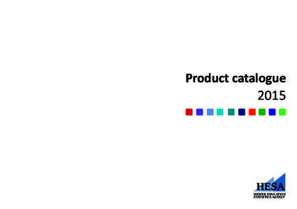 Product catalogueHESA