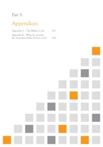 Annual Report[removed]Part 5: Appendices