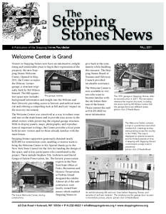 The  Stepping Stones News A Publication of the Stepping Stones Foundation