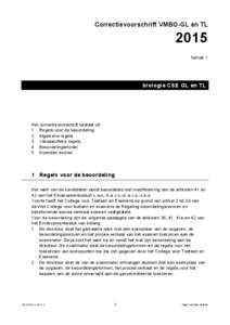 Correctievoorschrift VMBO-GL en TLtijdvak 1