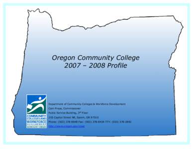 Klamath Falls /  Oregon / Full-time equivalent / Tillamook Bay Community College / Clatsop Community College / Chemeketa Community College / Portland Community College / Community college / Oregon / State governments of the United States / Klamath Community College