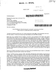 8EHQ-11-18354A  TSCA 8(e) Notice