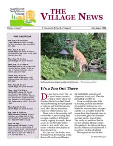 the Village Volume 4, Issue 7 News