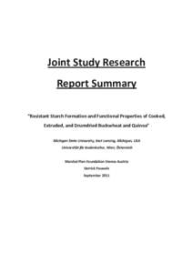 Staple foods / Food science / Food additives / Resistant starch / Dietary fiber / Gluten-free diet / Amylose / Buckwheat / Quinoa / Food and drink / Nutrition / Starch