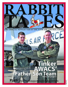 THE OFFICIAL NEWSLETTER OF THE 513TH AIR CONTROL GROUP  Tinker AWACS’  Father-Son Team