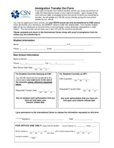 Microsoft Word - Transfer Out Authorization Form