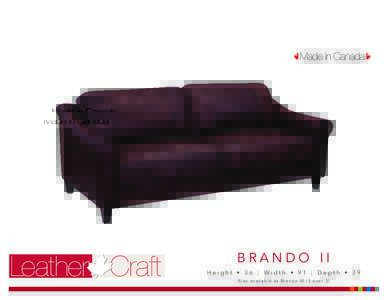 Leather Craft  BRANDO II Height • 36  |