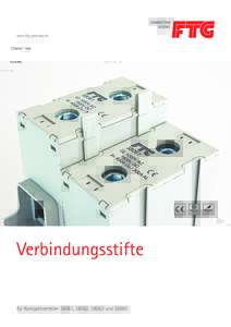 www.ftg-germany.de  REACh Verbindungsstifte für Kompaktverteiler 38061, 38062, 38063 und 38650