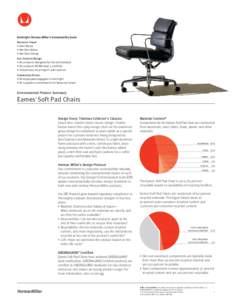 Environmental Product Summary: Eames Soft Pad Chairs