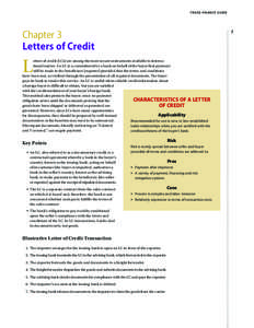 TRADE FINANCE GUIDE  Chapter 3 Letters of Credit  