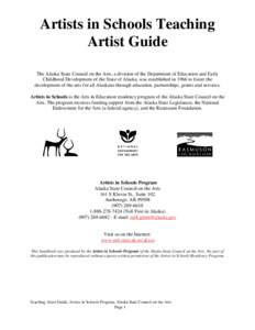 Artists in Schools Teaching Artist Guide