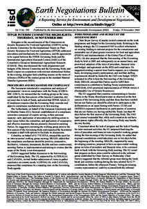 iisd Vol. 9 No. 299 Earth Negotiations Bulletin  ITPGR-2
