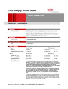 Extrusion coating / Chemistry / Eleuthère Irénée du Pont / Technology / Business / Plastics industry / Dow Jones Industrial Average / DuPont