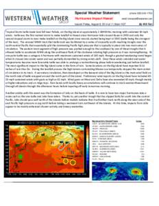 Special Weather Statement Hurricanes Impact Hawaii phone[removed]email: [removed]