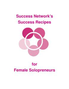 Success Network’s Success Recipes for Female Solopreneurs
