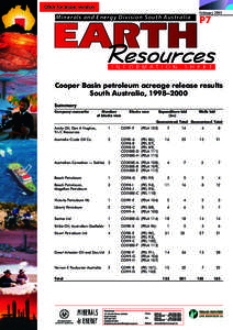 Click for latest version  Minerals and Energy Division South Australia February 2003