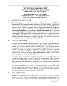 Bureau of Land Management / National Environmental Policy Act / Environmental impact statement / Environmental impact assessment / Impact assessment / Environment / Prediction