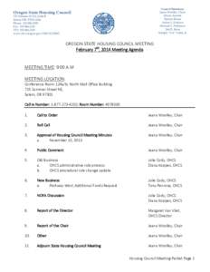Microsoft Word - OSHC_2-7-14 Meeting Agenda