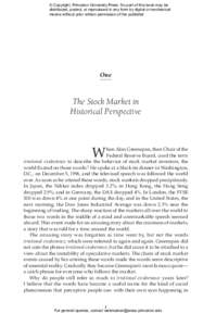 Economic bubbles / Stock market / Behavioral finance / Economic theories / Financial ratios / P/E ratio / Irrational Exuberance / Dow Jones Industrial Average / Earnings growth / Economics / Financial economics / Finance