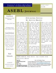 ASEBL Journal vol 5 no 3 Fall 2009