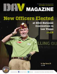 THE OFFICIAL VOICE OF DAV AND AUXILIARY  SEPTEMBER | OCTOBER 2014 New Officers Elected at 93rd National