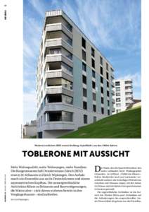 Bilder: Martin Bichsel  NEUBAU 14