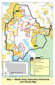 Middle Ruby River Watershed Environmental Assessment Map 1