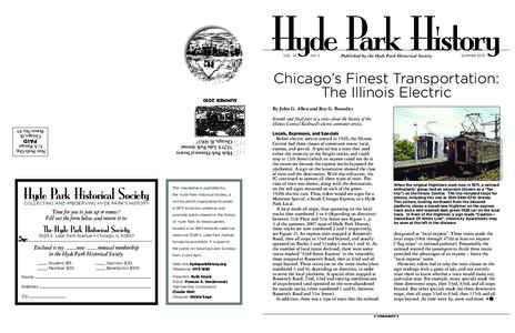 Hyde Park History Vol. 32