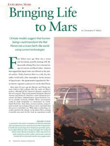 EXPLORING MARS  Bringing Life to Mars  by Christopher P. McKay