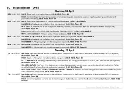 Geochemistry / Biogeochemical cycle / Biogeography / Systems ecology / Chemical oceanography / Biogeochemistry / Carbon cycle / Phosphorus cycle / Ecosystem / Biology / Ecology / Science