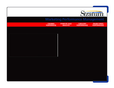 Silvon Stratum - Marketing Performance, POS Analysis, Demand Analysis, Trade Funds Analysis, Category Performance