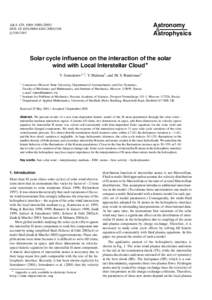 Astronomy & Astrophysics A&A 429, 1069–DOI: :