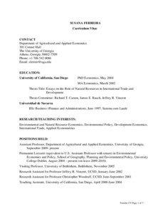 Environment / Resource economics / Industrial ecology / Peter Clinch / Year of birth missing / European Association of Environmental and Resource Economists / Energy economics / Association of Environmental and Resource Economists / Journal of Environmental Economics and Management / Environmental economics / Economics / Environmental social science