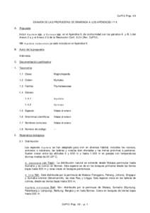 CoP13 Prop. 49 EXAMEN DE LAS PROPUESTAS DE ENMIENDA A LOS APÉNDICES I Y II A. Propuesta Incluir Aquilaria spp. y Gyrinops spp. en el Apéndice II, de conformidad con los párrafos A. y B. i) del Anexo 2 a y el Anexo 2 b