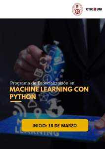 INICIO: 18 DE MARZO  ¿Cómo puede una máquina aprender de la experiencia para mejorar en una tarea determinada? ¿Cómo podemos extraer conocimiento de forma automática o dar sentido a cantidades masivas de datos? Es