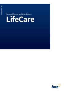 30 JULYGeneral Terms and Conditions LifeCare