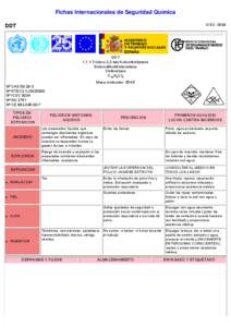 Nº CAS[removed]International Chemical Safety Cards (WHO/IPCS/ILO)