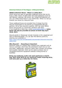 Recycling / Computer recycling / Cardboard box / Containers / Electronic waste