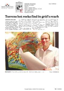 Adelaide Advertiser  Brief: TORRENS Monday[removed]Page: 43
