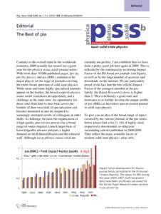 Editorial  solidi The Best of pss