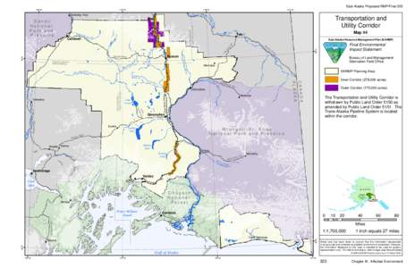 East Alaska Proposed RMP/Final EIS 150°W 147°W  144°W