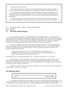 Mohammed Atef was furious. The Al Qaeda leader had learned that a subordinate had broken the rules repeatedly. So he did his duty as the feared military chief of a global terror network: He fired off a memo. In two pages