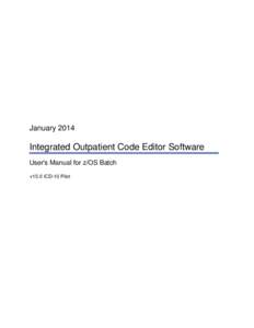 Integrated Outpatient Code Editor Software