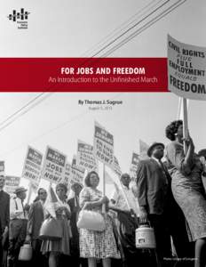 For Jobs and Freedom: An Introduction to the Unfinished March | Economic Policy Institute