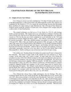 New Orleans Levee Systems Hurricane Katrina July 31, 2006