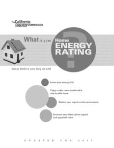 What is your Home Energy Rating? Black and White Version